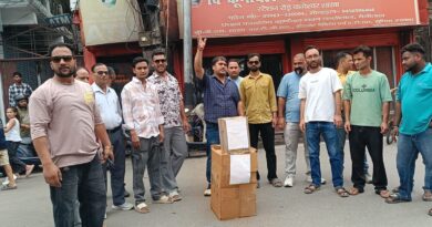 स्वास्थ सेवाओं को दुरुस्त रखने की मांग पर बागेश्वर संघर्ष वाहिनी का प्रदर्शन